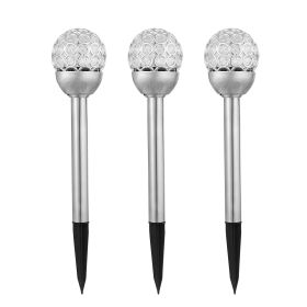 3Pcs Solar Pathway Lights IP44 Waterproof RGB Color Changing For Pathway Garden Walkway Yard Festival Decoration (Option: 3Pcs)