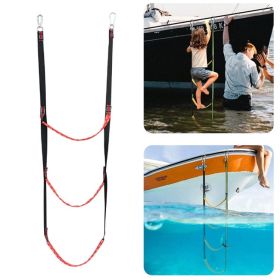 Emergency Tools Rubber Boat Special Boarding Ladder (Color: Red, Type: 3-Ladder)