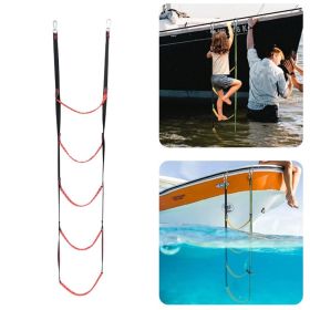Emergency Tools Rubber Boat Special Boarding Ladder (Color: Red, Type: 5-Ladder)